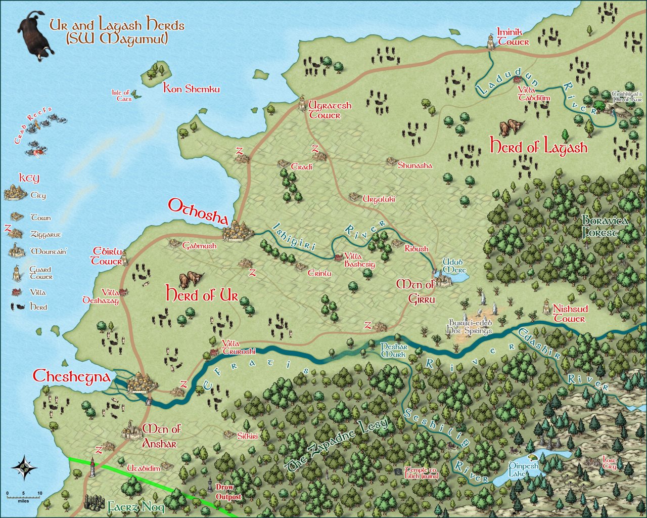 Nibirum Map: ur herd by Quenten Walker